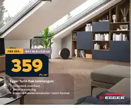 Megaflis Egger Turin Oak laminatgulv tilbud