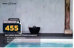 Megaflis BerryAlloc Sement S baderomspanel tilbud