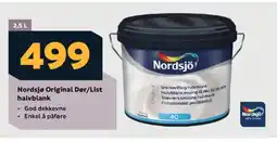 Megaflis Nordsjø Original Dør/List halvblank tilbud