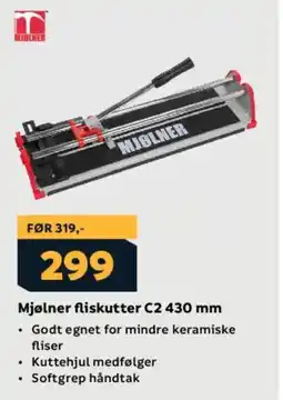 Megaflis Mjølner fliskutter C2 430 mm tilbud