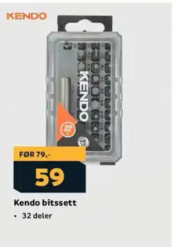 Megaflis Kendo bitssett tilbud