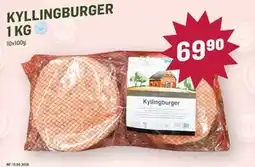 Holdbart KYLLINGBURGER 1 KG tilbud