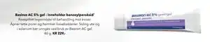 Basiron AC 5% gel - inneholder benzoylperoksid