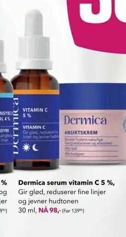 Apotek 1 Dermica serum vitamin C 5 % tilbud