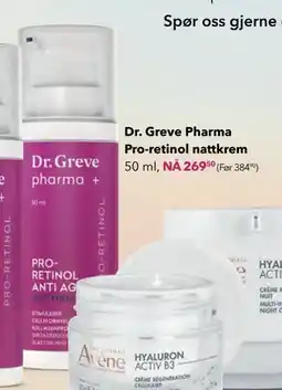 Apotek 1 Dr. Greve Pharma Pro-retinol nattkrem tilbud