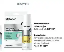 Apotek 1 Vanntette sterile sårbandasjer tilbud