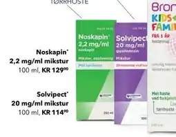 Apotek 1 Solvipect 20 mg/ml mikstur tilbud