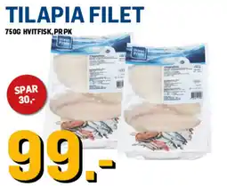 Price Lagerbutikk Tilapia filet tilbud