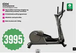 Sport Outlet OX Ellipsemaskin tilbud
