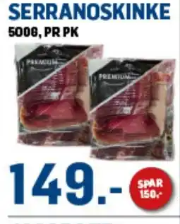 Price Lagerbutikk Serranoskinke tilbud