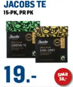 Price Lagerbutikk Jacobs Te tilbud