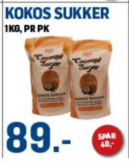 Price Lagerbutikk Kokos sukker tilbud