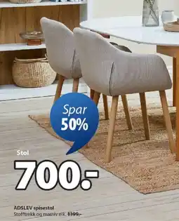 JYSK ADSLEV spisestol tilbud
