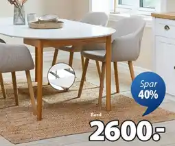 JYSK MARSTRAND spisebord tilbud