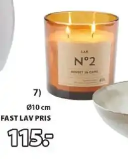 JYSK BASTIAN duftlys tilbud