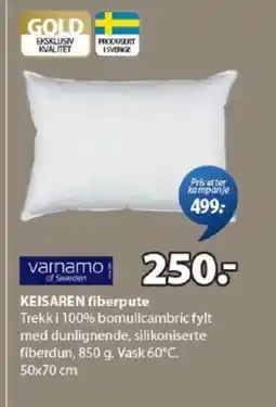 JYSK KEISAREN fiberpute tilbud