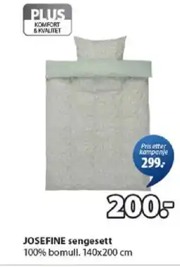 JYSK JOSEFINE sengesett tilbud