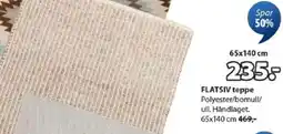 JYSK FLATSIV teppe tilbud