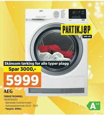 POWER Tørketrommel tilbud