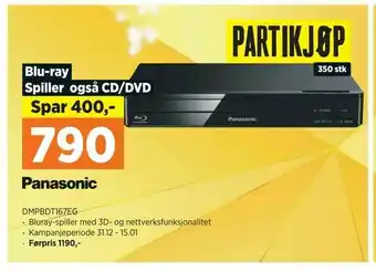 POWER Blu-ray Spiller også CD/DVD tilbud