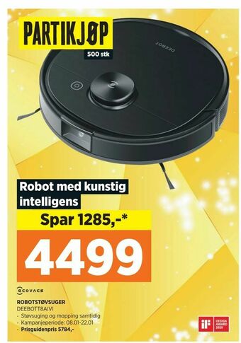 POWER Robotstøvsuger tilbud