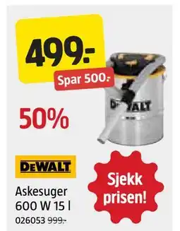 Jula Askesuger 600 W 15 l tilbud