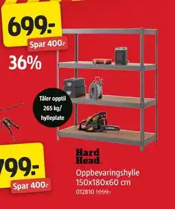 Jula Oppbevaringshylle 150x180x60 cm tilbud