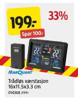 Jula Trådløs værstasjon 16x11.5x3.3 cm tilbud