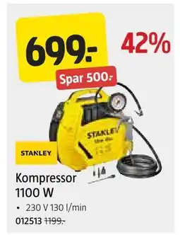 Jula Kompressor 1100 W tilbud