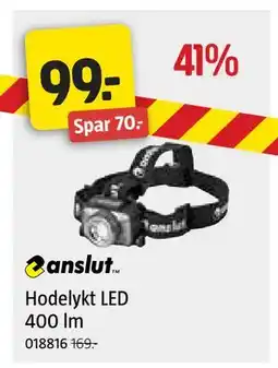 Jula Hodelykt LED 400 lm tilbud