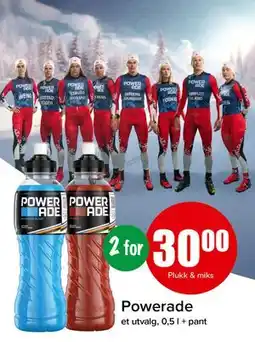 Spar Powerade tilbud