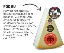 Meny RØD KU tilbud