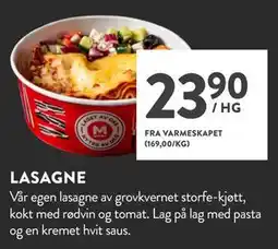 Jacobs LASAGNE tilbud