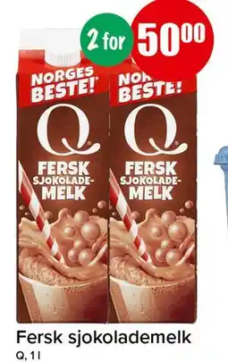 Spar Fersk sjokolademelk tilbud
