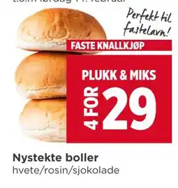 Meny Nystekte boller tilbud