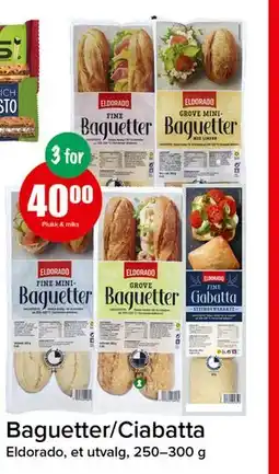 Spar Baguetter/Ciabatta tilbud