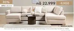 Skeidar Pixel U-sofa tilbud