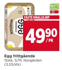Meny Egg frittgående tilbud