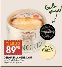 Coop Mega GERMAIN LANGRES AOP tilbud