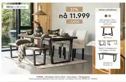 Skeidar Calia spisebord tilbud