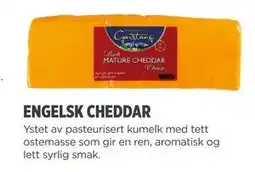 Meny ENGELSK CHEDDAR tilbud
