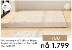 Skeidar Misato teppe tilbud