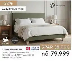 Skeidar ZENON REGULERBAR tilbud