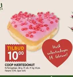 Coop Mega COOP HJERTEDONUT tilbud