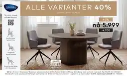 Skeidar Stressless Basil Lav spisestol m/arm D350 tilbud