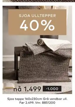 Skeidar Sjoa teppe tilbud