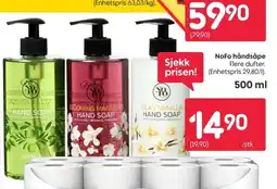Rusta NoFo håndsåpe tilbud
