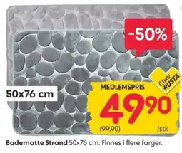 Rusta Badematte Strand tilbud