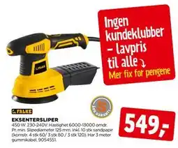 jem & fix EKSENTERSLIPER tilbud