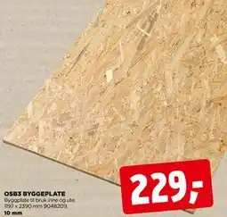jem & fix OSB3 BYGGEPLATE tilbud